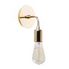 Elegant Black Wall Lamp, Metal Body, 10 x 12 cm, Height 100 cm, E14 Max 40W, IP20 | Glamorous Hotel-Style Lighting for Modern Spaces