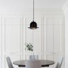 Elegant Black Wall Lamp, Metal Body, 10 x 12 cm, Height 100 cm, E14 Max 40W, IP20 | Glamorous Hotel-Style Lighting for Modern Spaces
