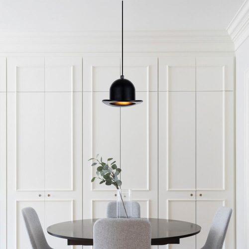 Elegant Black Wall Lamp, Metal Body, 10 x 12 cm, Height 100 cm, E14 Max 40W, IP20 | Glamorous Hotel-Style Lighting for Modern Spaces