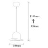 Elegant Black Wall Lamp, Metal Body, 10 x 12 cm, Height 100 cm, E14 Max 40W, IP20 | Glamorous Hotel-Style Lighting for Modern Spaces