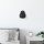 Elegant Black Wall Lamp, Metal Body, 10 x 12 cm, Height 100 cm, E14 Max 40W, IP20 | Glamorous Hotel-Style Lighting for Modern Spaces