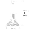 Elegant Black Wall Lamp, Metal Body, 10 x 12 cm, Height 100 cm, E14 Max 40W, IP20 | Glamorous Hotel-Style Lighting for Modern Spaces