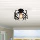 Elegant Black Wall Lamp, Metal Body, 10 x 12 cm, Height 100 cm, E14 Max 40W, IP20 | Glamorous Hotel-Style Lighting for Modern Spaces