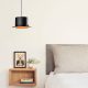 Elegant Black Wall Lamp, Metal Body, 10 x 12 cm, Height 100 cm, E14 Max 40W, IP20 | Glamorous Hotel-Style Lighting for Modern Spaces