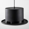 Elegant Black Wall Lamp, Metal Body, 10 x 12 cm, Height 100 cm, E14 Max 40W, IP20 | Glamorous Hotel-Style Lighting for Modern Spaces