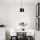 Modern Industrial Chandelier, Black & White, 30 cm Diameter, Adjustable Height 110 cm, E27 Socket Max 40W, Stylish Solid Color Design for Scandinavian & Contemporary Spaces, IP20 Rated