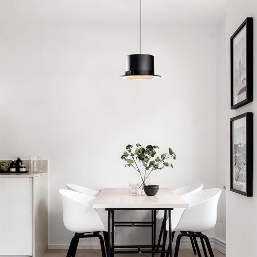 Elegant Black Wall Lamp, Metal Body, 10 x 12 cm, Height 100 cm, E14 Max 40W, IP20 | Glamorous Hotel-Style Lighting for Modern Spaces
