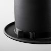 Elegant Black Wall Lamp, Metal Body, 10 x 12 cm, Height 100 cm, E14 Max 40W, IP20 | Glamorous Hotel-Style Lighting for Modern Spaces