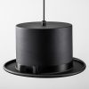 Elegant Black Wall Lamp, Metal Body, 10 x 12 cm, Height 100 cm, E14 Max 40W, IP20 | Glamorous Hotel-Style Lighting for Modern Spaces