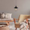 Elegant Black Wall Lamp, Metal Body, 10 x 12 cm, Height 100 cm, E14 Max 40W, IP20 | Glamorous Hotel-Style Lighting for Modern Spaces