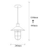 Elegant Black Wall Lamp, Metal Body, 10 x 12 cm, Height 100 cm, E14 Max 40W, IP20 | Glamorous Hotel-Style Lighting for Modern Spaces