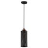 Elegant Black Wall Lamp, Metal Body, 10 x 12 cm, Height 100 cm, E14 Max 40W, IP20 | Glamorous Hotel-Style Lighting for Modern Spaces