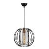 Elegant Black Wall Lamp, Metal Body, 10 x 12 cm, Height 100 cm, E14 Max 40W, IP20 | Glamorous Hotel-Style Lighting for Modern Spaces