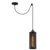 Elegant Black Wall Lamp, Metal Body, 10 x 12 cm, Height 100 cm, E14 Max 40W, IP20 | Glamorous Hotel-Style Lighting for Modern Spaces