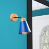 Elegant Black Wall Lamp, Metal Body, 10 x 12 cm, Height 100 cm, E14 Max 40W, IP20 | Glamorous Hotel-Style Lighting for Modern Spaces