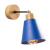Elegant Black Wall Lamp, Metal Body, 10 x 12 cm, Height 100 cm, E14 Max 40W, IP20 | Glamorous Hotel-Style Lighting for Modern Spaces