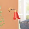 Elegant Black Wall Lamp, Metal Body, 10 x 12 cm, Height 100 cm, E14 Max 40W, IP20 | Glamorous Hotel-Style Lighting for Modern Spaces