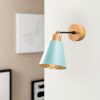 Elegant Black Wall Lamp, Metal Body, 10 x 12 cm, Height 100 cm, E14 Max 40W, IP20 | Glamorous Hotel-Style Lighting for Modern Spaces