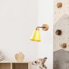 Elegant Black Wall Lamp, Metal Body, 10 x 12 cm, Height 100 cm, E14 Max 40W, IP20 | Glamorous Hotel-Style Lighting for Modern Spaces
