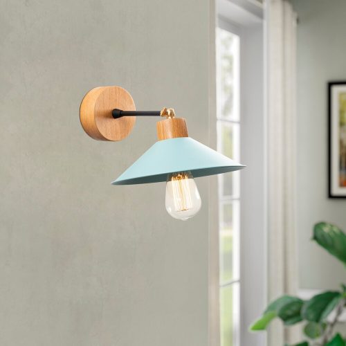 Elegant Black Wall Lamp, Metal Body, 10 x 12 cm, Height 100 cm, E14 Max 40W, IP20 | Glamorous Hotel-Style Lighting for Modern Spaces