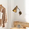 Elegant Black Wall Lamp, Metal Body, 10 x 12 cm, Height 100 cm, E14 Max 40W, IP20 | Glamorous Hotel-Style Lighting for Modern Spaces