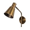 Elegant Black Wall Lamp, Metal Body, 10 x 12 cm, Height 100 cm, E14 Max 40W, IP20 | Glamorous Hotel-Style Lighting for Modern Spaces