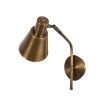 Elegant Black Wall Lamp, Metal Body, 10 x 12 cm, Height 100 cm, E14 Max 40W, IP20 | Glamorous Hotel-Style Lighting for Modern Spaces