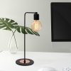 Elegant Black Wall Lamp, Metal Body, 10 x 12 cm, Height 100 cm, E14 Max 40W, IP20 | Glamorous Hotel-Style Lighting for Modern Spaces