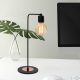Elegant Black Wall Lamp, Metal Body, 10 x 12 cm, Height 100 cm, E14 Max 40W, IP20 | Glamorous Hotel-Style Lighting for Modern Spaces