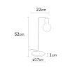 Elegant Black Wall Lamp, Metal Body, 10 x 12 cm, Height 100 cm, E14 Max 40W, IP20 | Glamorous Hotel-Style Lighting for Modern Spaces