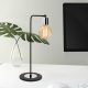 Elegant Black Wall Lamp, Metal Body, 10 x 12 cm, Height 100 cm, E14 Max 40W, IP20 | Glamorous Hotel-Style Lighting for Modern Spaces