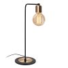 Elegant Black Wall Lamp, Metal Body, 10 x 12 cm, Height 100 cm, E14 Max 40W, IP20 | Glamorous Hotel-Style Lighting for Modern Spaces