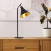 Elegant Black Wall Lamp, Metal Body, 10 x 12 cm, Height 100 cm, E14 Max 40W, IP20 | Glamorous Hotel-Style Lighting for Modern Spaces