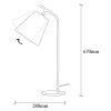 Elegant Black Wall Lamp, Metal Body, 10 x 12 cm, Height 100 cm, E14 Max 40W, IP20 | Glamorous Hotel-Style Lighting for Modern Spaces