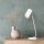 Scandinavian Style Table Lamp, White Metal Body, 55 cm Height, 8 x 26 cm Base, E27 Socket (Max 40W), 200 cm Cable, IP20 Rated | Elegant & Minimalist Design for Modern Home Decor