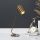 Stylish Table Lamp with Metal Body, Vintage Copper Finish, 8 x 26 cm, Height 55 cm | E27 Socket, Max 40W, 200 cm Cable | Perfect for Modern, Industrial, and Scandinavian Decor
