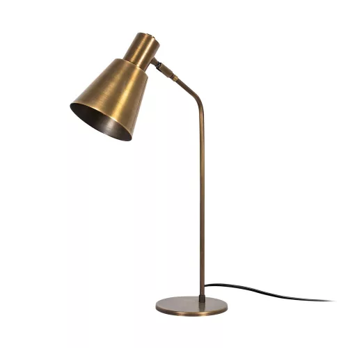 Stylish table lamp with metal housing, vintage copper design, 14 x 28 cm, height 70 cm | E27 Socket (max. 40W), 200 cm Cable | Perfect for modern, industrial and Scandinavian decor