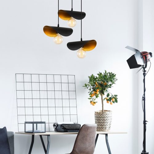 Elegant Black Wall Lamp, Metal Body, 10 x 12 cm, Height 100 cm, E14 Max 40W, IP20 | Glamorous Hotel-Style Lighting for Modern Spaces