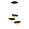 Elegant Black Wall Lamp, Metal Body, 10 x 12 cm, Height 100 cm, E14 Max 40W, IP20 | Glamorous Hotel-Style Lighting for Modern Spaces
