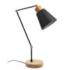 Elegant Black Wall Lamp, Metal Body, 10 x 12 cm, Height 100 cm, E14 Max 40W, IP20 | Glamorous Hotel-Style Lighting for Modern Spaces