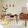 Elegant Vintage Chandelier, Iron Body, 70 x 20 cm, Height 109 cm | Adjustable Height, 3 x E27 Socket, Copper Finish | Perfect for Modern Industrial & Scandinavian Decor, IP20 Rated