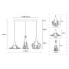 Elegant Black Wall Lamp, Metal Body, 10 x 12 cm, Height 100 cm, E14 Max 40W, IP20 | Glamorous Hotel-Style Lighting for Modern Spaces