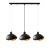 Elegant Black Wall Lamp, Metal Body, 10 x 12 cm, Height 100 cm, E14 Max 40W, IP20 | Glamorous Hotel-Style Lighting for Modern Spaces
