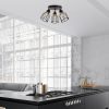 Elegant Black Wall Lamp, Metal Body, 10 x 12 cm, Height 100 cm, E14 Max 40W, IP20 | Glamorous Hotel-Style Lighting for Modern Spaces