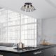 Elegant Black Wall Lamp, Metal Body, 10 x 12 cm, Height 100 cm, E14 Max 40W, IP20 | Glamorous Hotel-Style Lighting for Modern Spaces