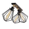 Elegant Black Wall Lamp, Metal Body, 10 x 12 cm, Height 100 cm, E14 Max 40W, IP20 | Glamorous Hotel-Style Lighting for Modern Spaces