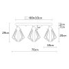 Elegant Black Wall Lamp, Metal Body, 10 x 12 cm, Height 100 cm, E14 Max 40W, IP20 | Glamorous Hotel-Style Lighting for Modern Spaces