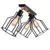 Elegant Black Wall Lamp, Metal Body, 10 x 12 cm, Height 100 cm, E14 Max 40W, IP20 | Glamorous Hotel-Style Lighting for Modern Spaces