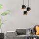 Elegant Black Wall Lamp, Metal Body, 10 x 12 cm, Height 100 cm, E14 Max 40W, IP20 | Glamorous Hotel-Style Lighting for Modern Spaces
