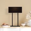 Elegant Black Wall Lamp, Metal Body, 10 x 12 cm, Height 100 cm, E14 Max 40W, IP20 | Glamorous Hotel-Style Lighting for Modern Spaces